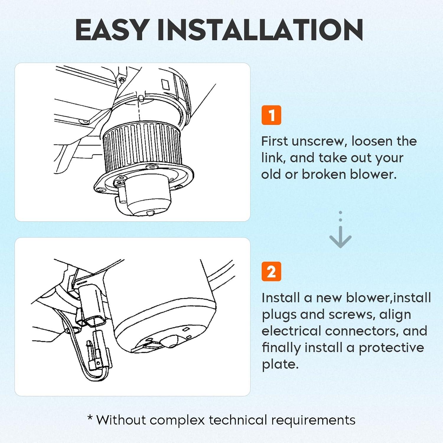 Motor de Soplador HVAC TadaMark para Toyota Corolla 1998-2002