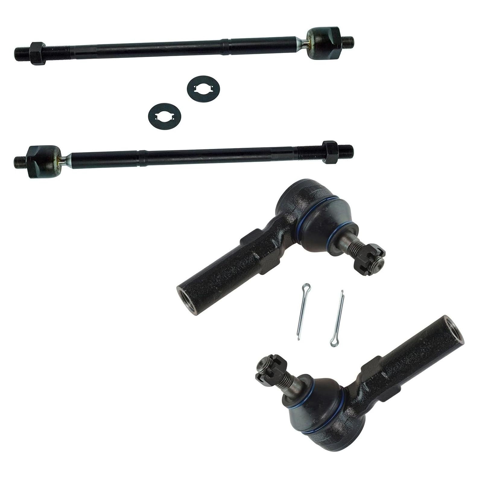 Juego de Barra de Dirección TRQ 4 Piezas para Toyota Corolla