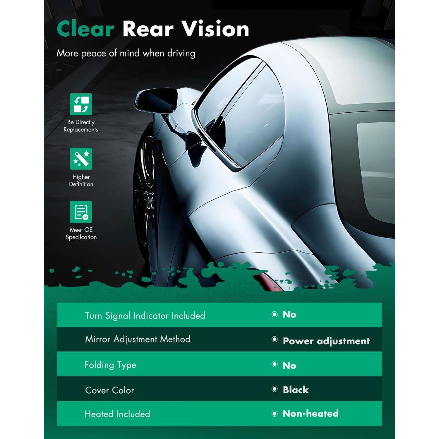 Espejo Lateral Izquierdo SCITOO Toyota Corolla 2003-2008