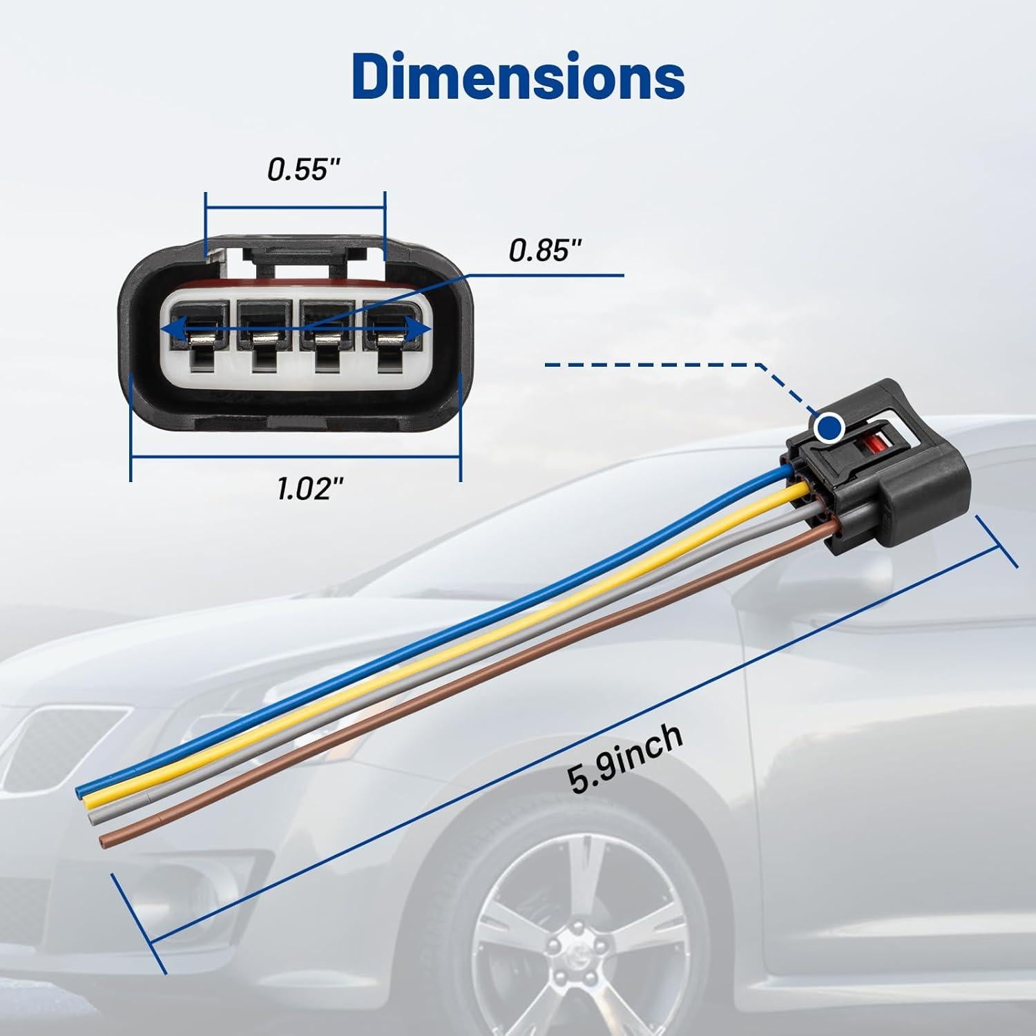 Conector Bobina de Encendido Anina 4 Pines Toyota 90980-11885