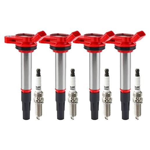 Paquete 4 Bobinas Encendido Pindex UF596 + Bujías Iridio