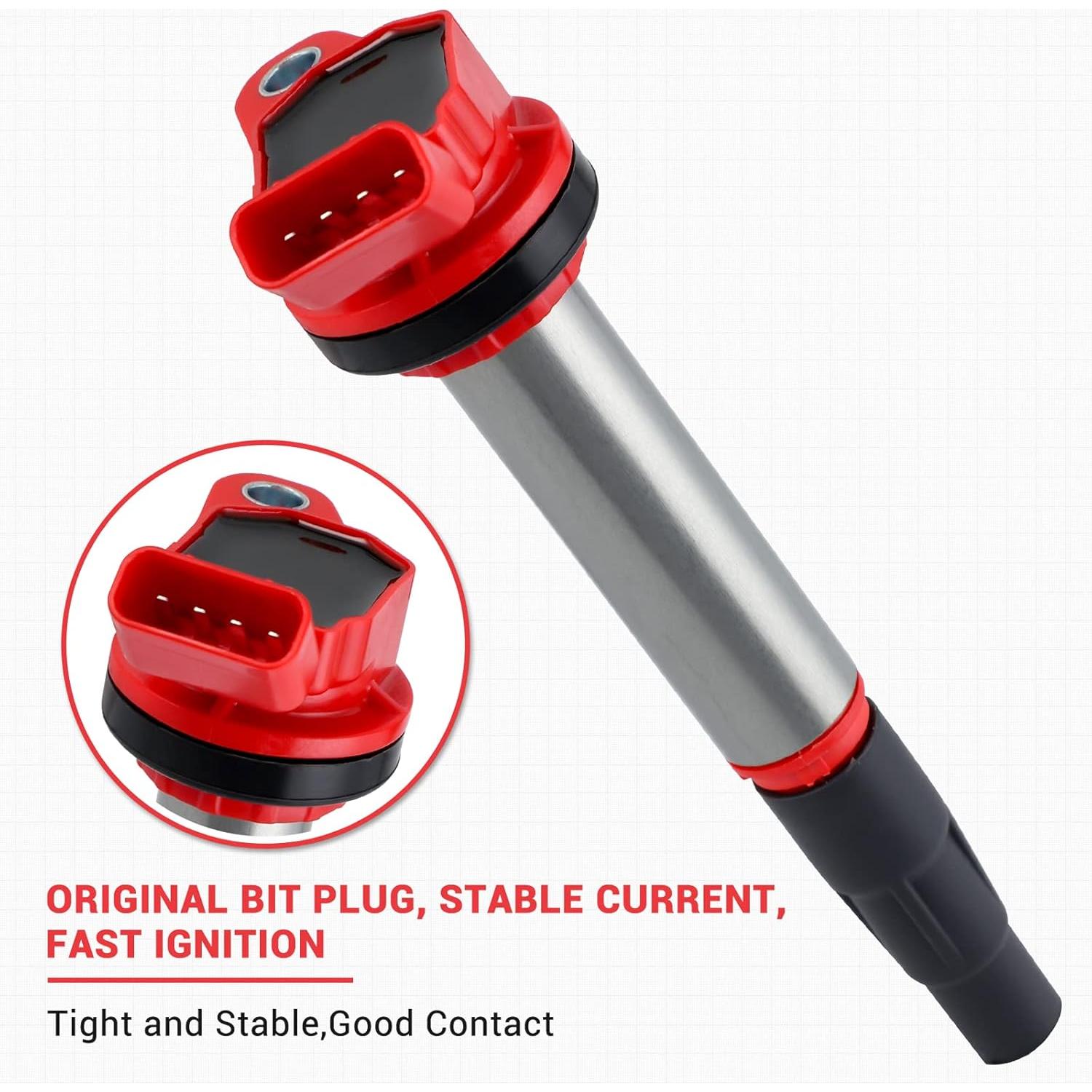 Paquete 4 Bobinas Encendido Pindex UF596 + Bujías Iridio