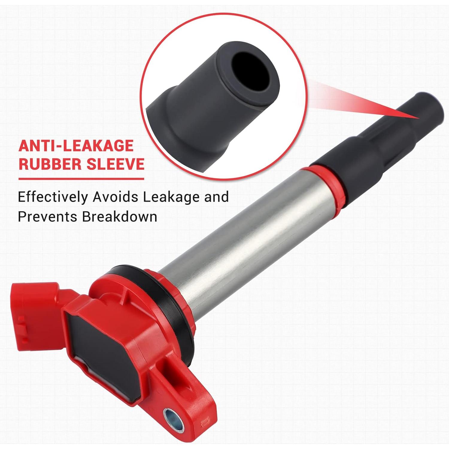 Paquete 4 Bobinas Encendido Pindex UF596 + Bujías Iridio