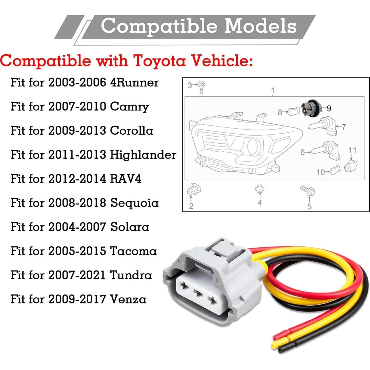 Conector de Luz de Giro Frontal 90075-60060 Toyota