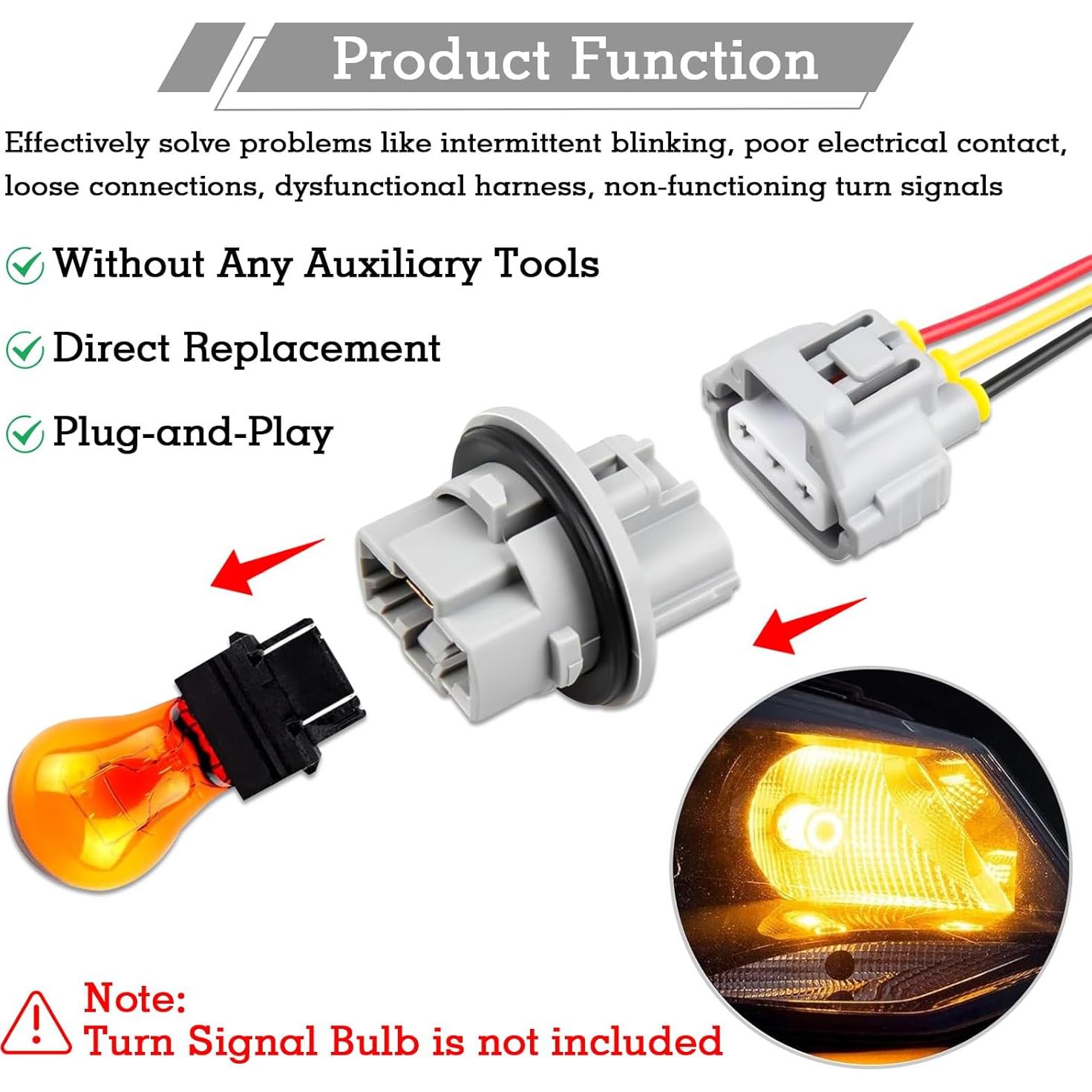 Conector de Luz de Giro Frontal 90075-60060 Toyota