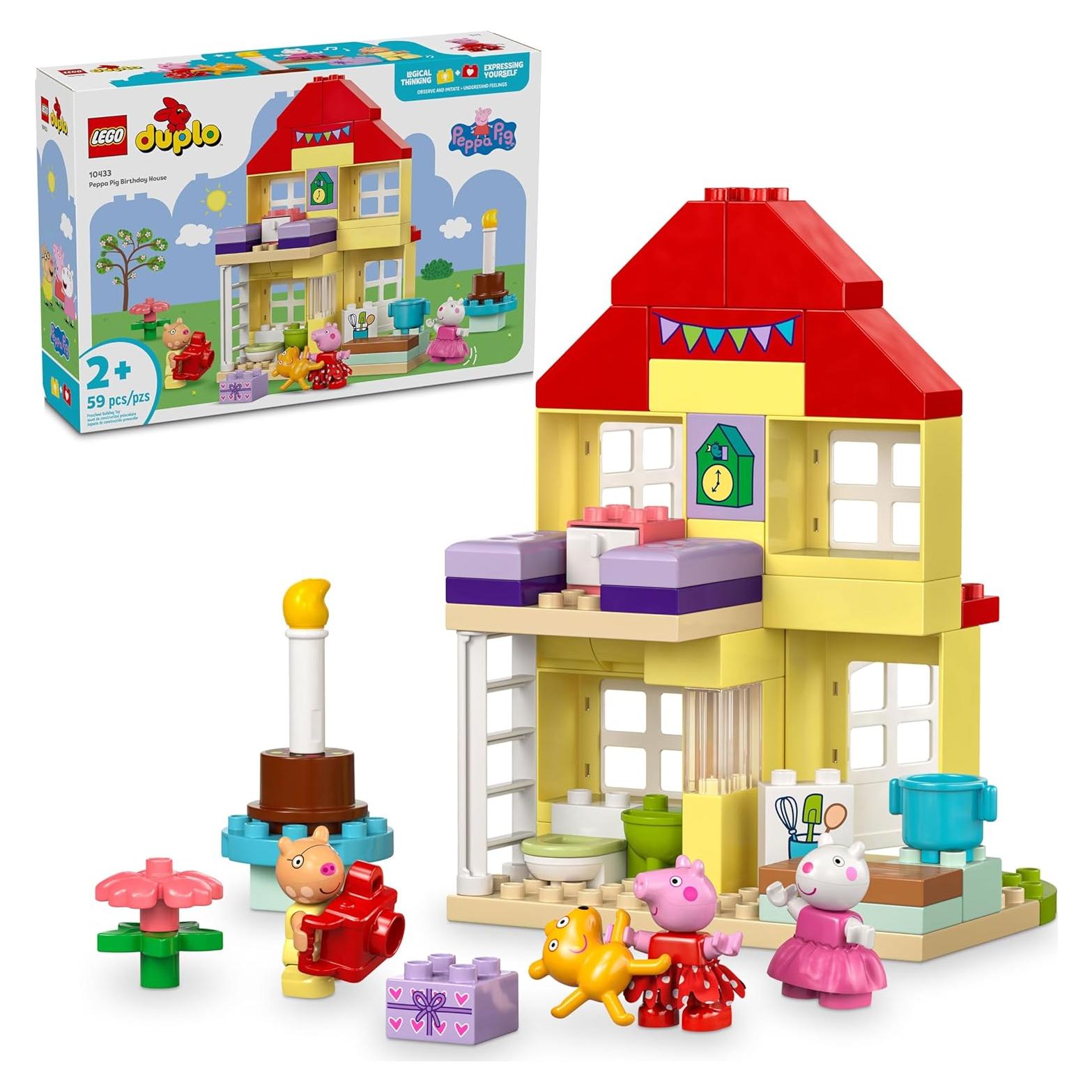 LEGO DUPLO Casa de Cumpleaños Peppa Pig 59 Piezas