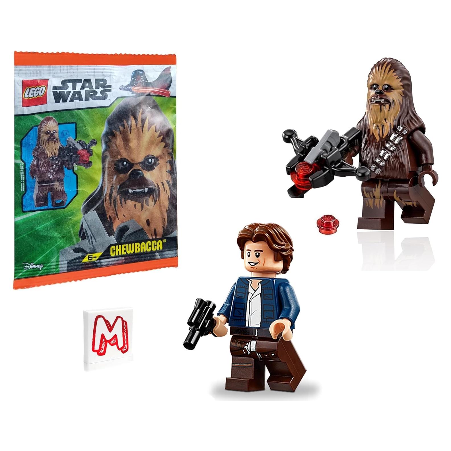 Minifiguras LEGO Star Wars - Han Solo y Chewbacca 10 pcs
