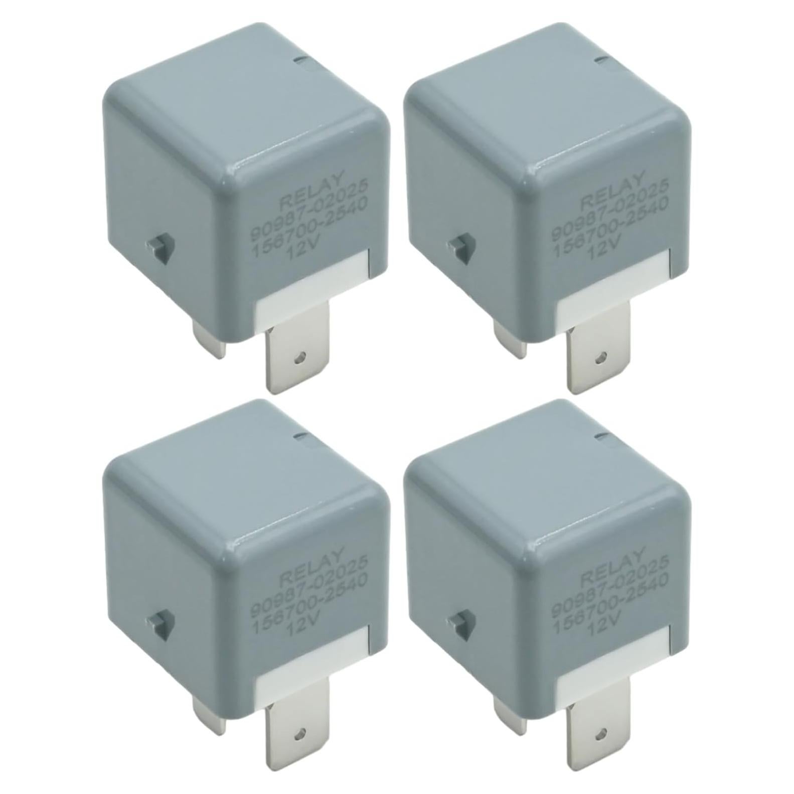 4 Relés 12V Hoypeyfiy para Toyota y Lexus 4 Pines