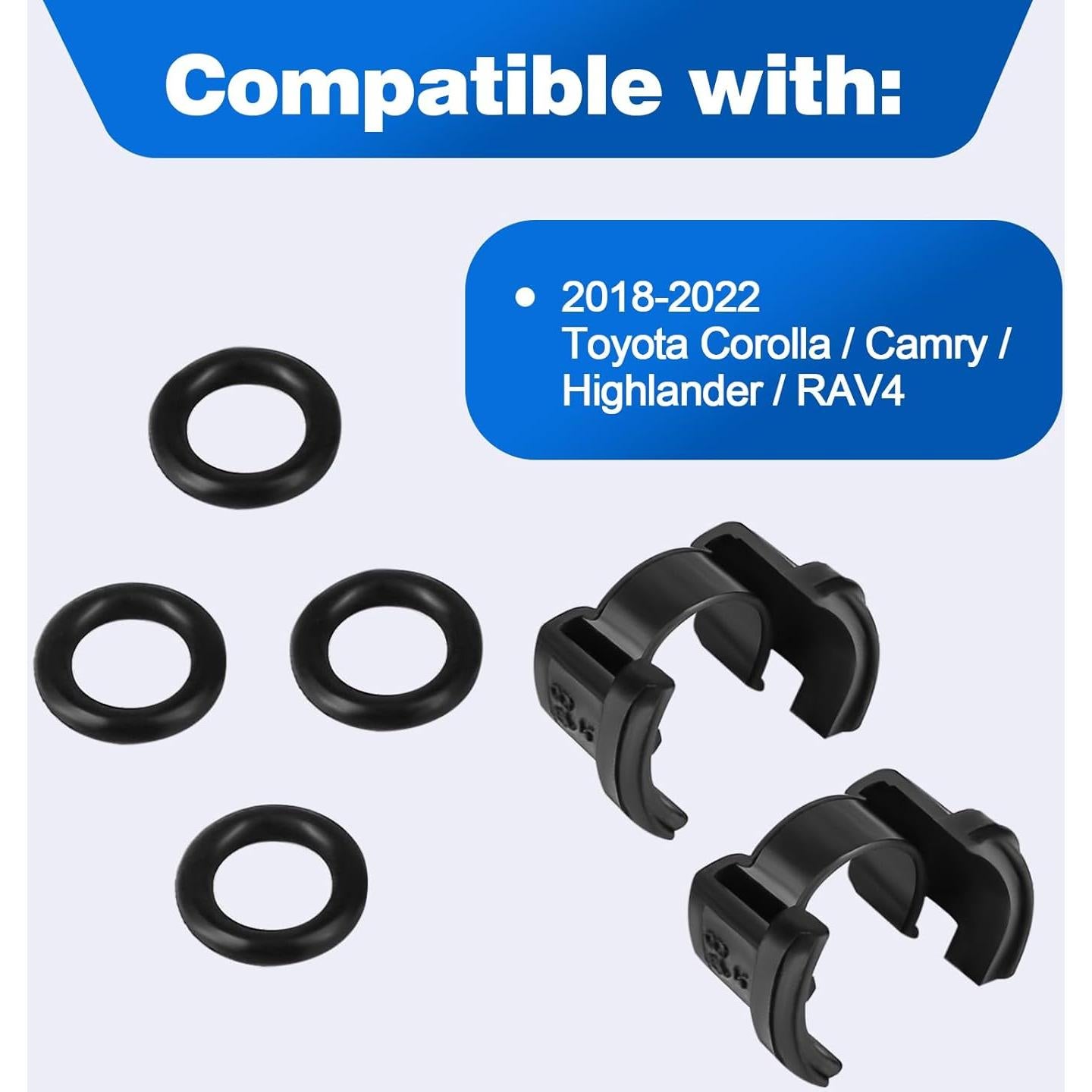 2 Juegos de Abrazaderas de Bloqueo A/C CULMKARI para Toyota