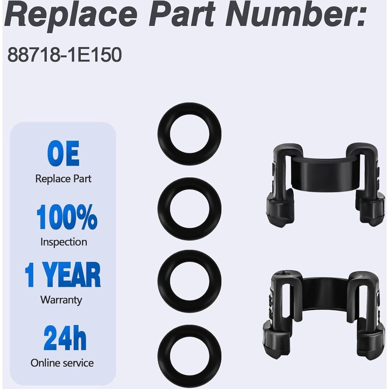 2 Juegos de Abrazaderas de Bloqueo A/C CULMKARI para Toyota