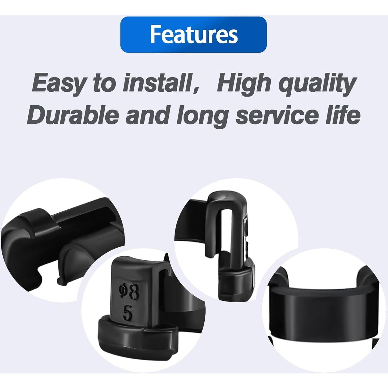 2 Juegos de Abrazaderas de Bloqueo A/C CULMKARI para Toyota