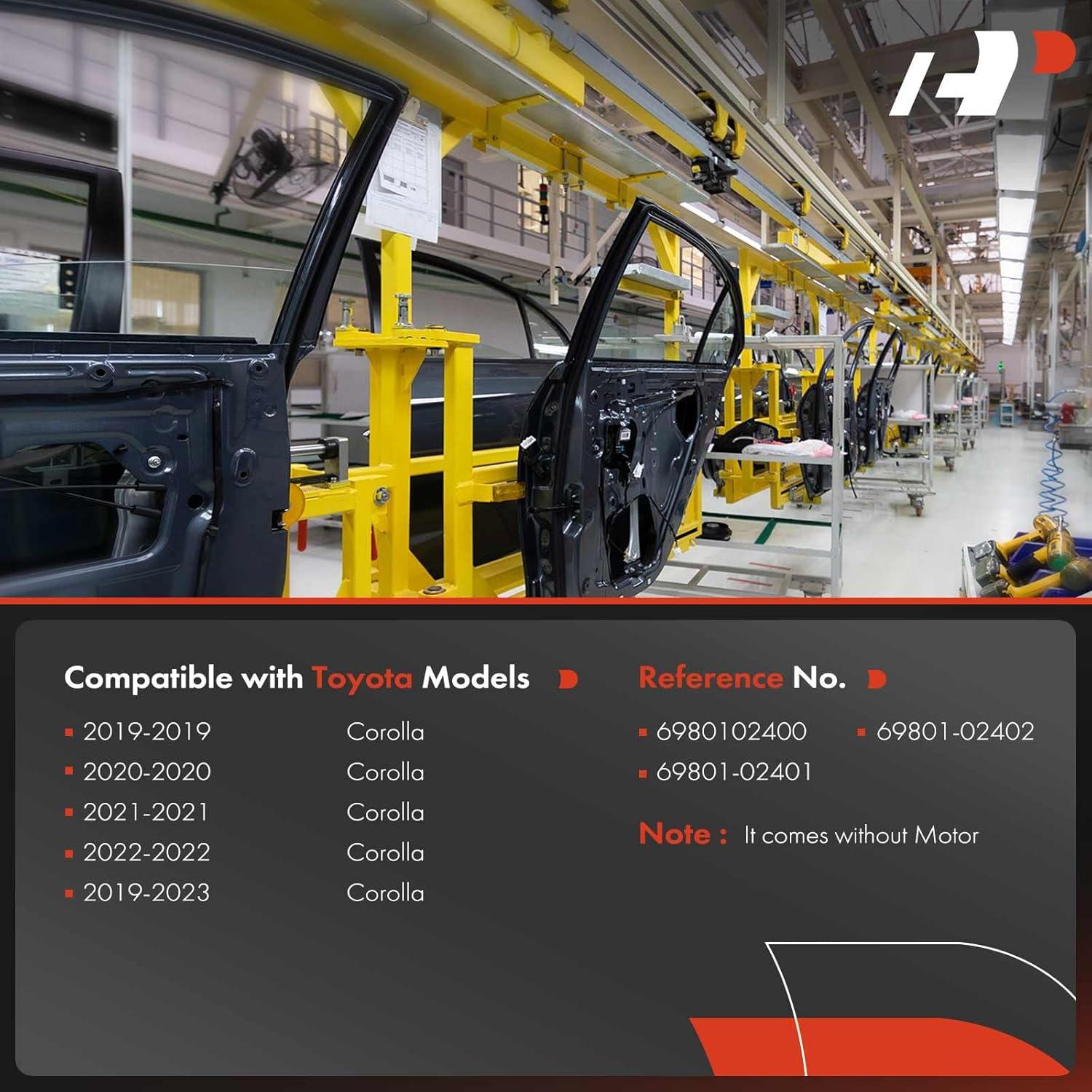 Regulador de Ventana Eléctrico A-Premium Toyota Corolla 2019-2023