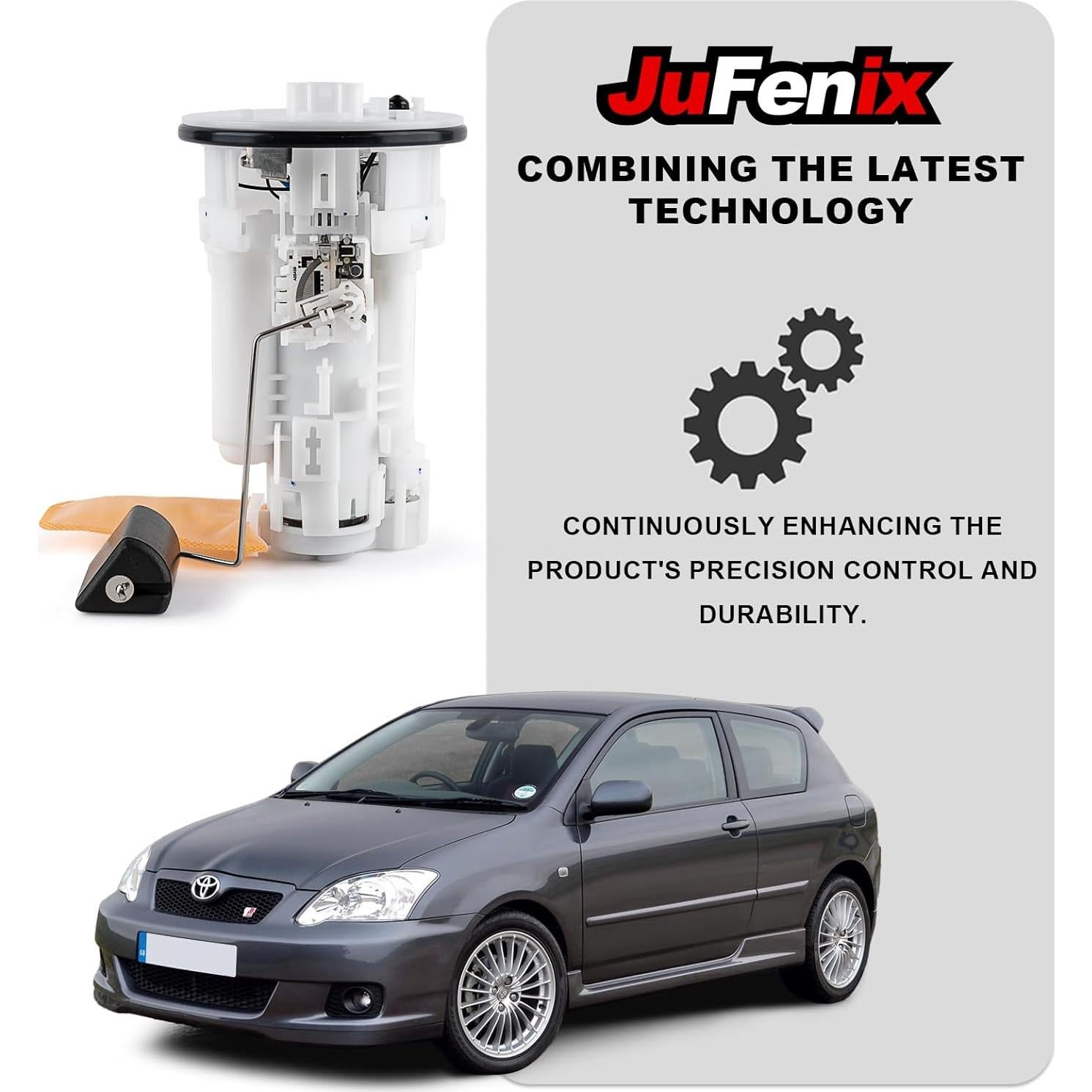 Bomba de Combustible Eléctrica JuFenix para Chevy Prizm y Toyota Corolla 1.8L