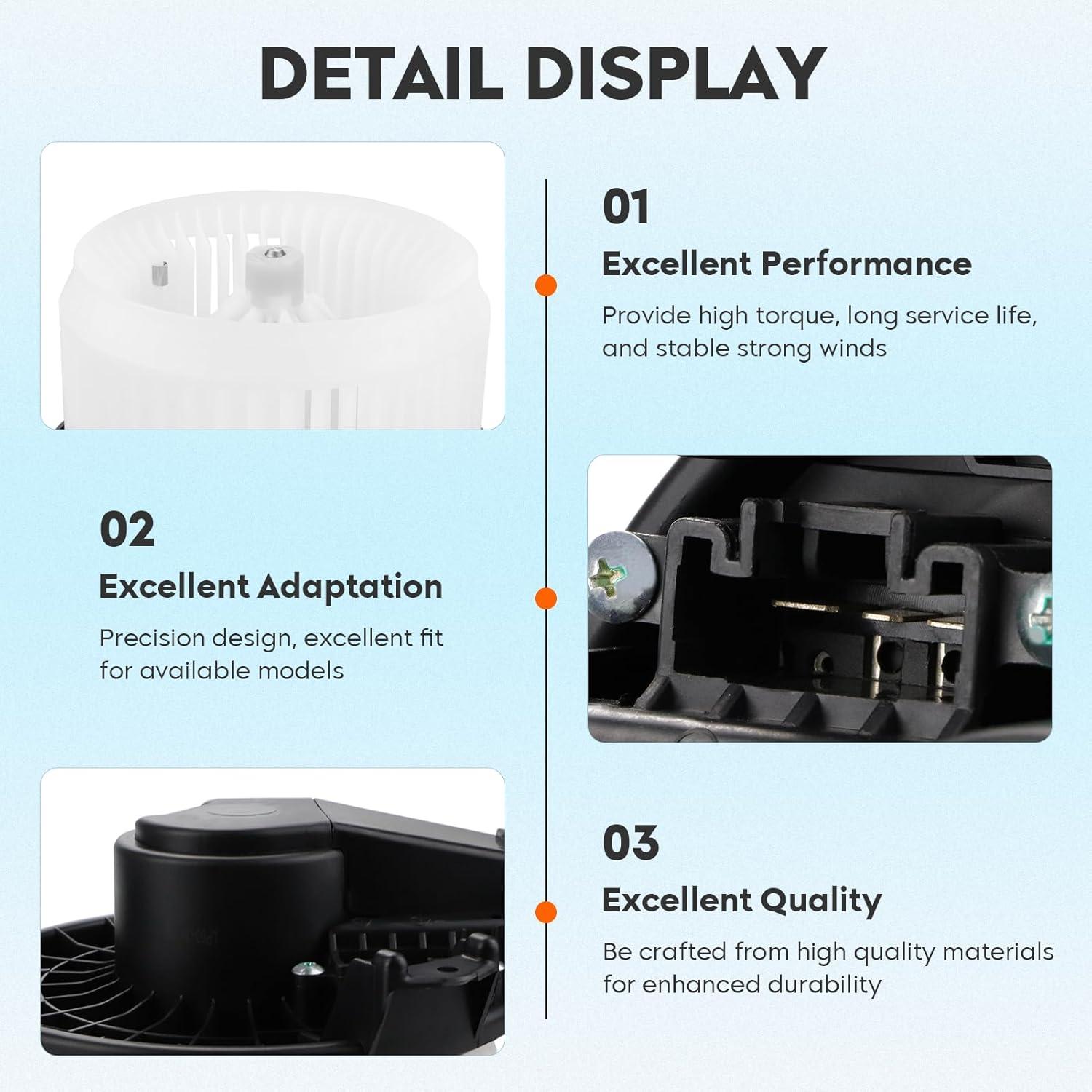 Motor de Soplador HVAC TadaMark para Toyota Corolla 2009-2016