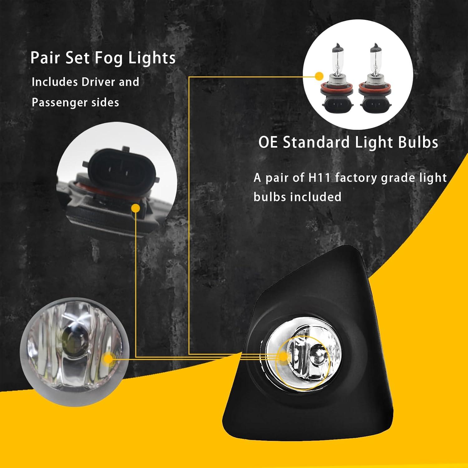 Luces Antiniebla BONA para Toyota Corolla 2014-2016 H11