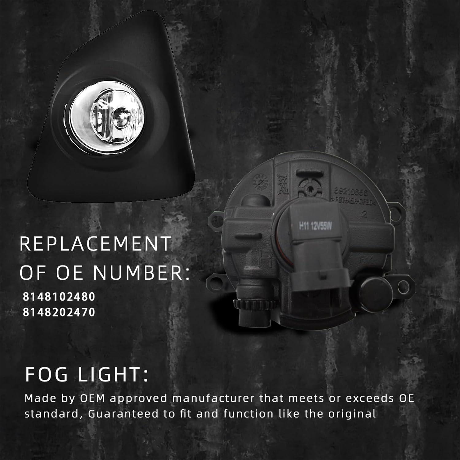 Luces Antiniebla BONA para Toyota Corolla 2014-2016 H11