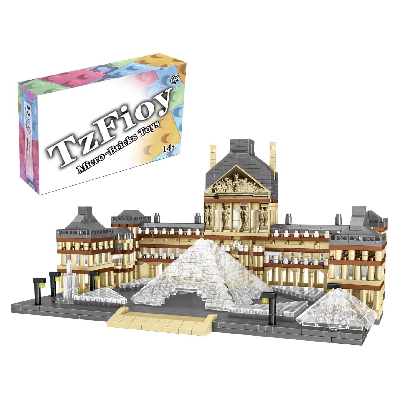 Set de Bloques de Construcción TzFioy Museo del Louvre 3377 Piezas