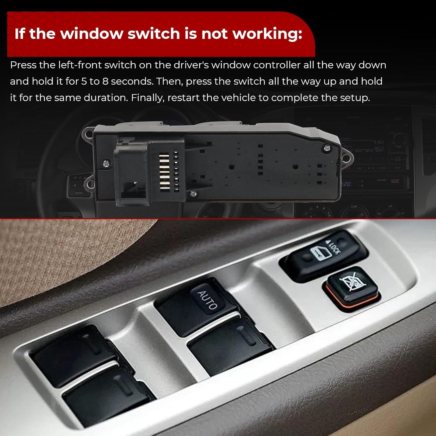 Interruptor de Ventana Eléctrica Dexepe para Toyota y Pontiac