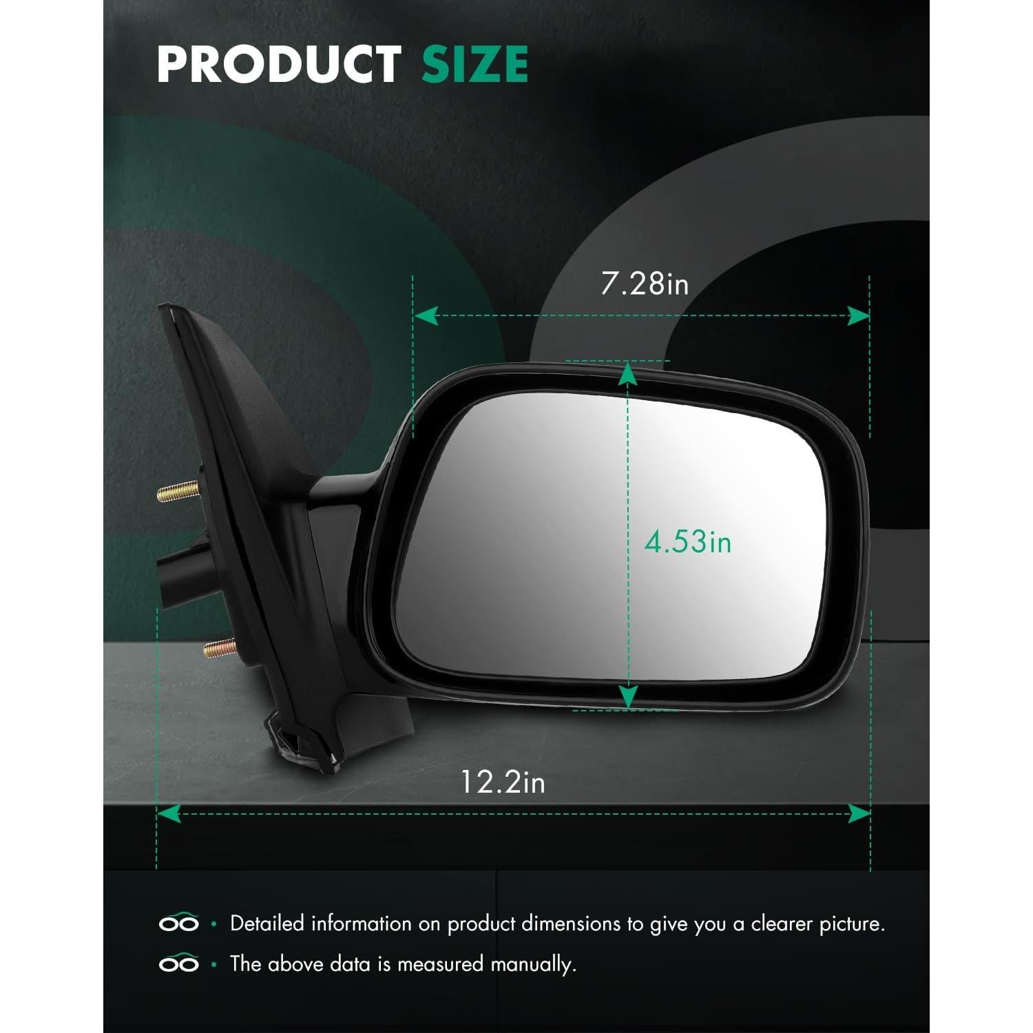 Espejo Retrovisor Lateral Derecho SCITOO Corolla 2003-2008