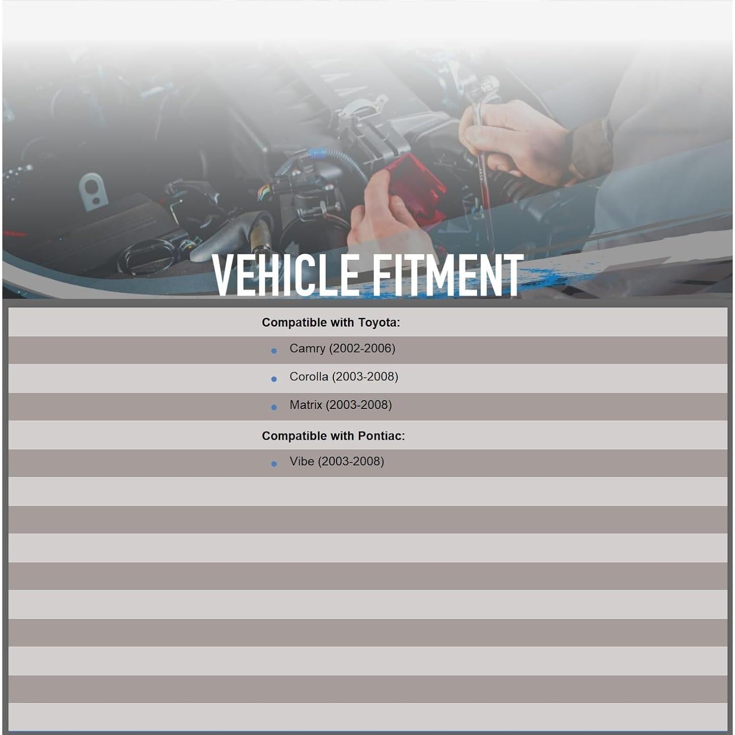 Motor de Ventana Eléctrico Parts Player para Toyota Camry 02-06