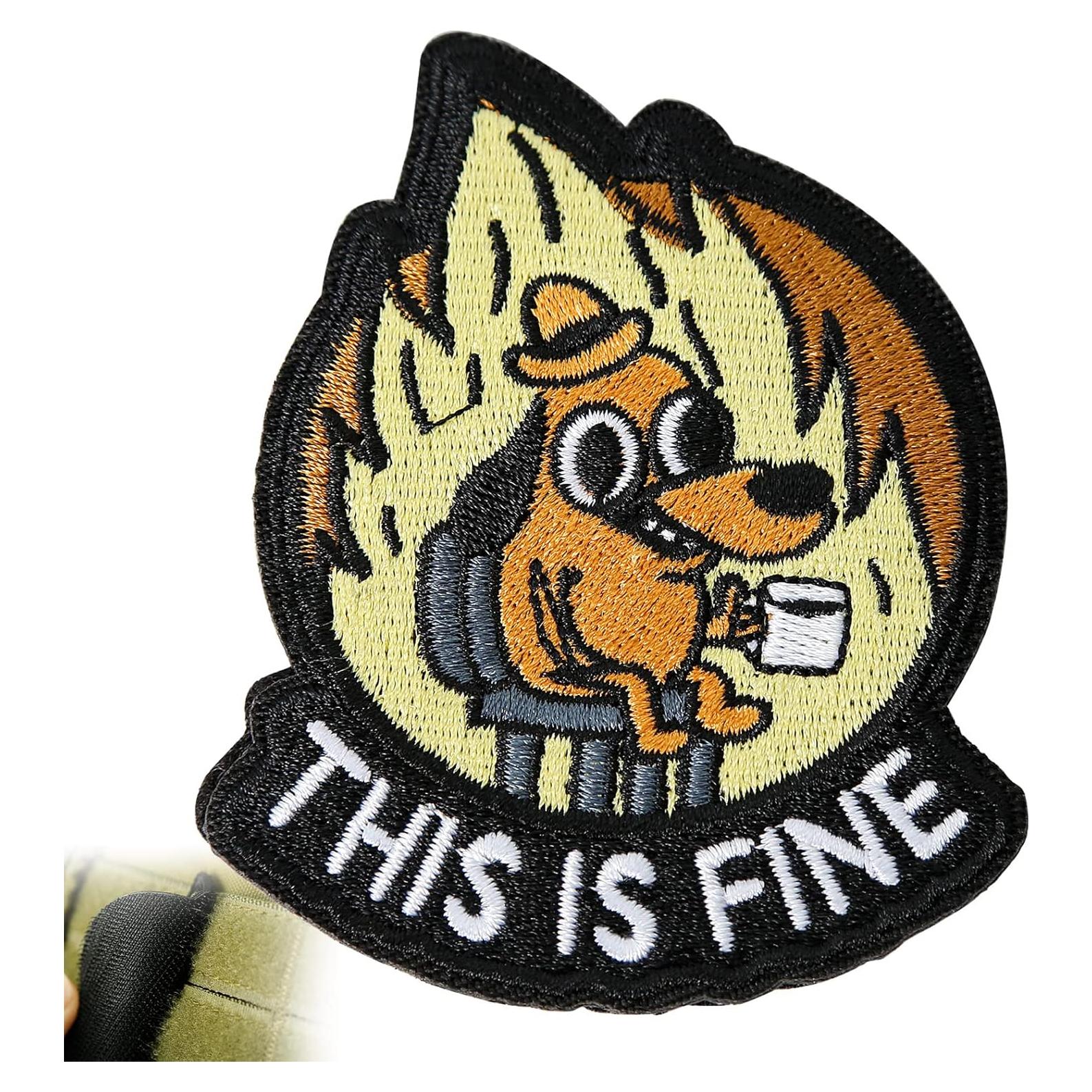 Parche Bordado Militar XMJY Este es Fino 7.62x6.1cm