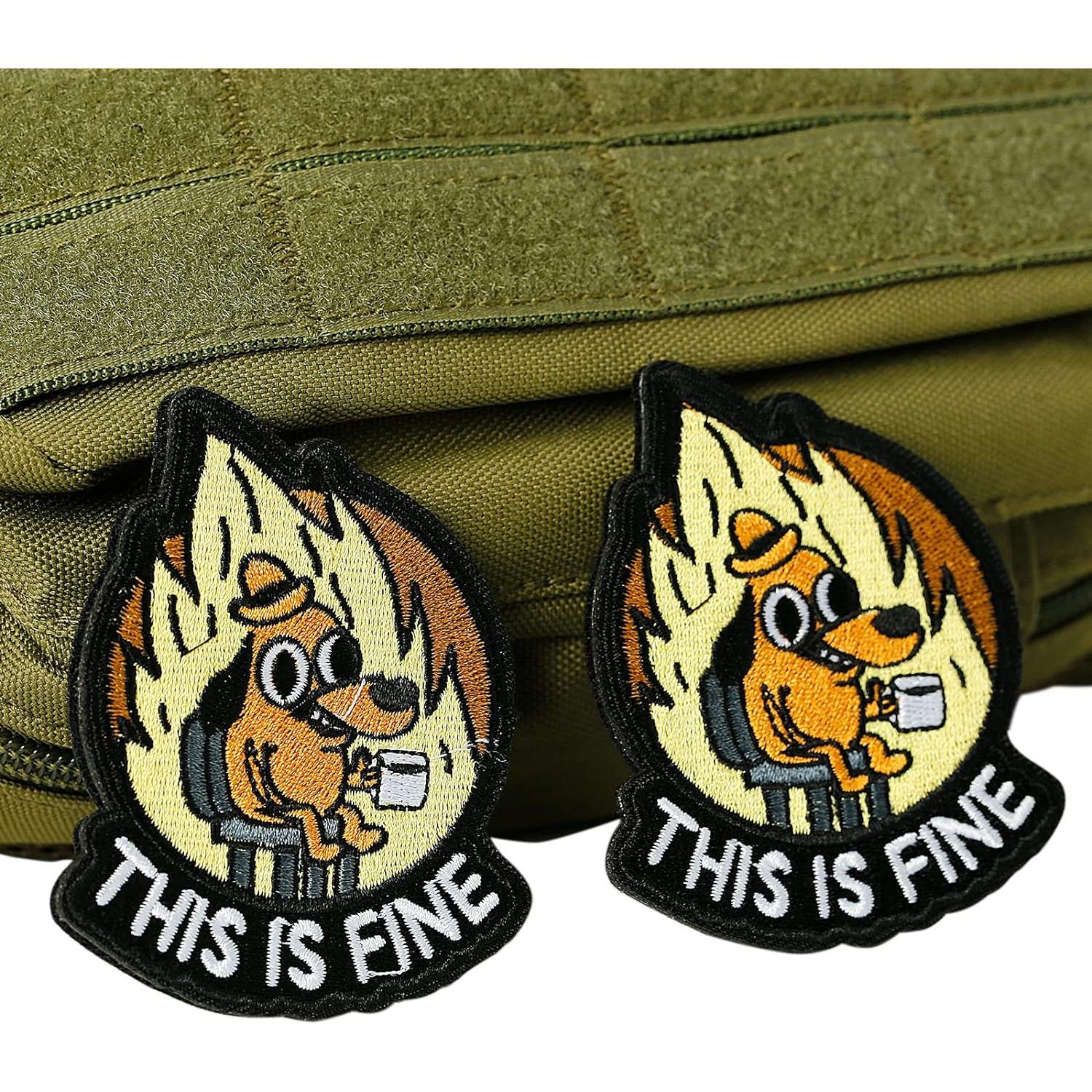 Parche Bordado Militar XMJY Este es Fino 7.62x6.1cm