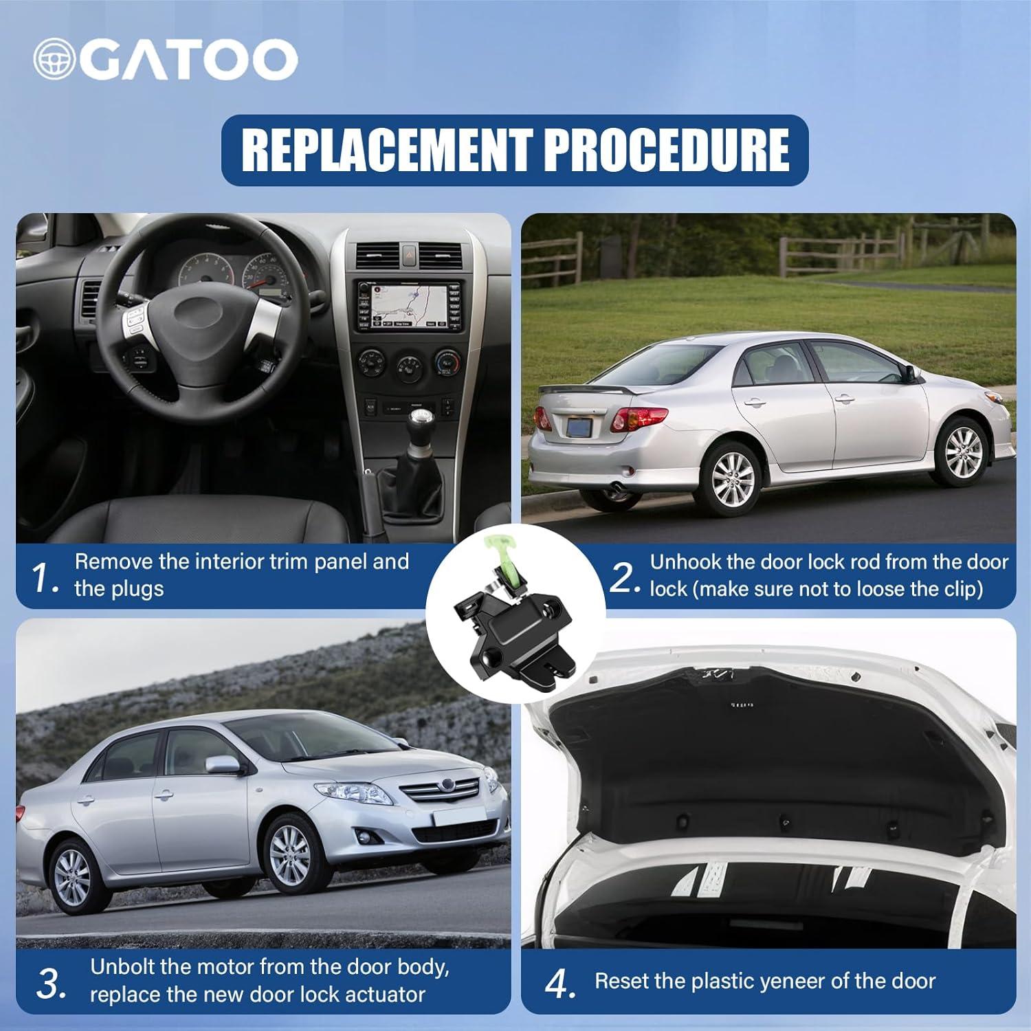 Cerradura de Maletero OGATOO para Toyota Corolla 2009-2013