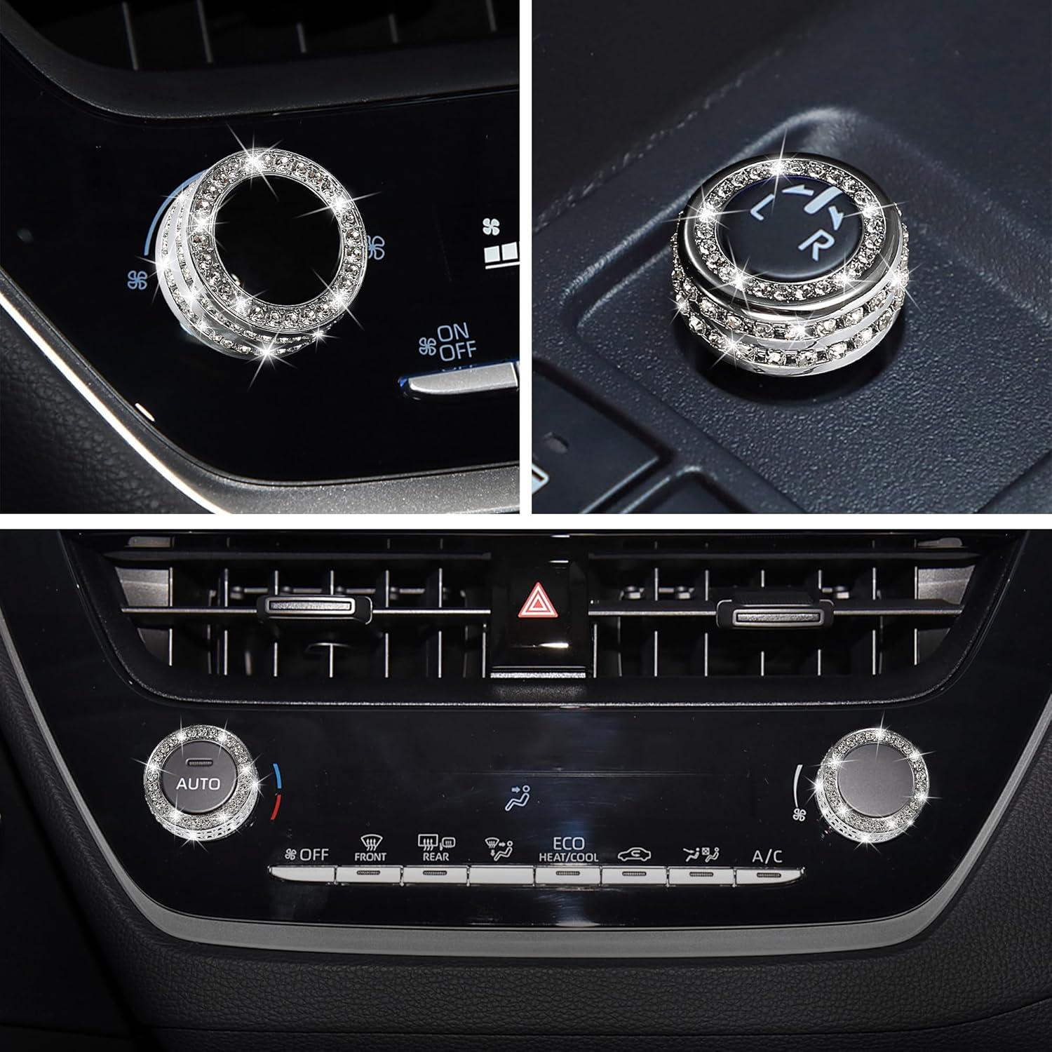 Cubierta Botón Aire Acondicionado TOMALL para Toyota Corolla 2019-2022