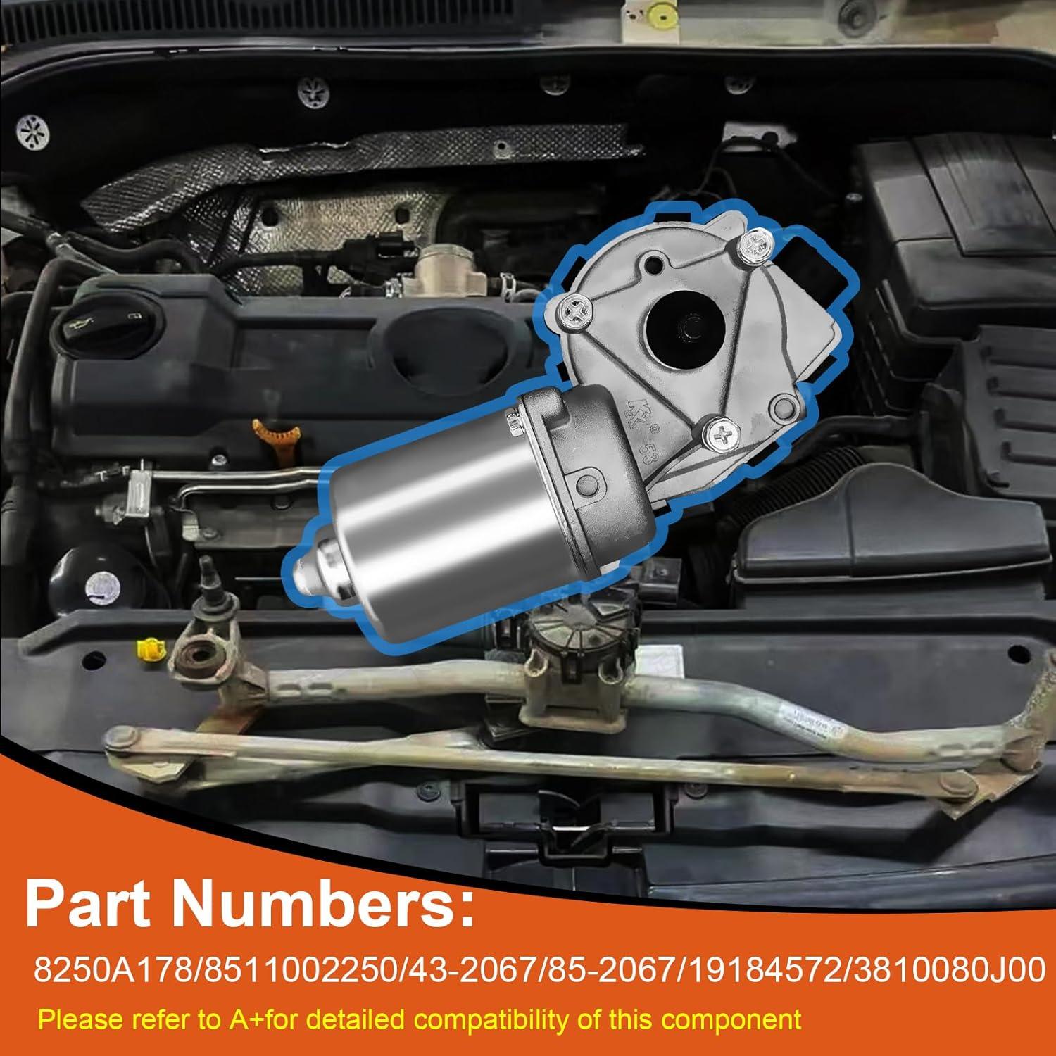 Motor Limpiaparabrisas Delantero Toyota 8250A178 1 Pieza