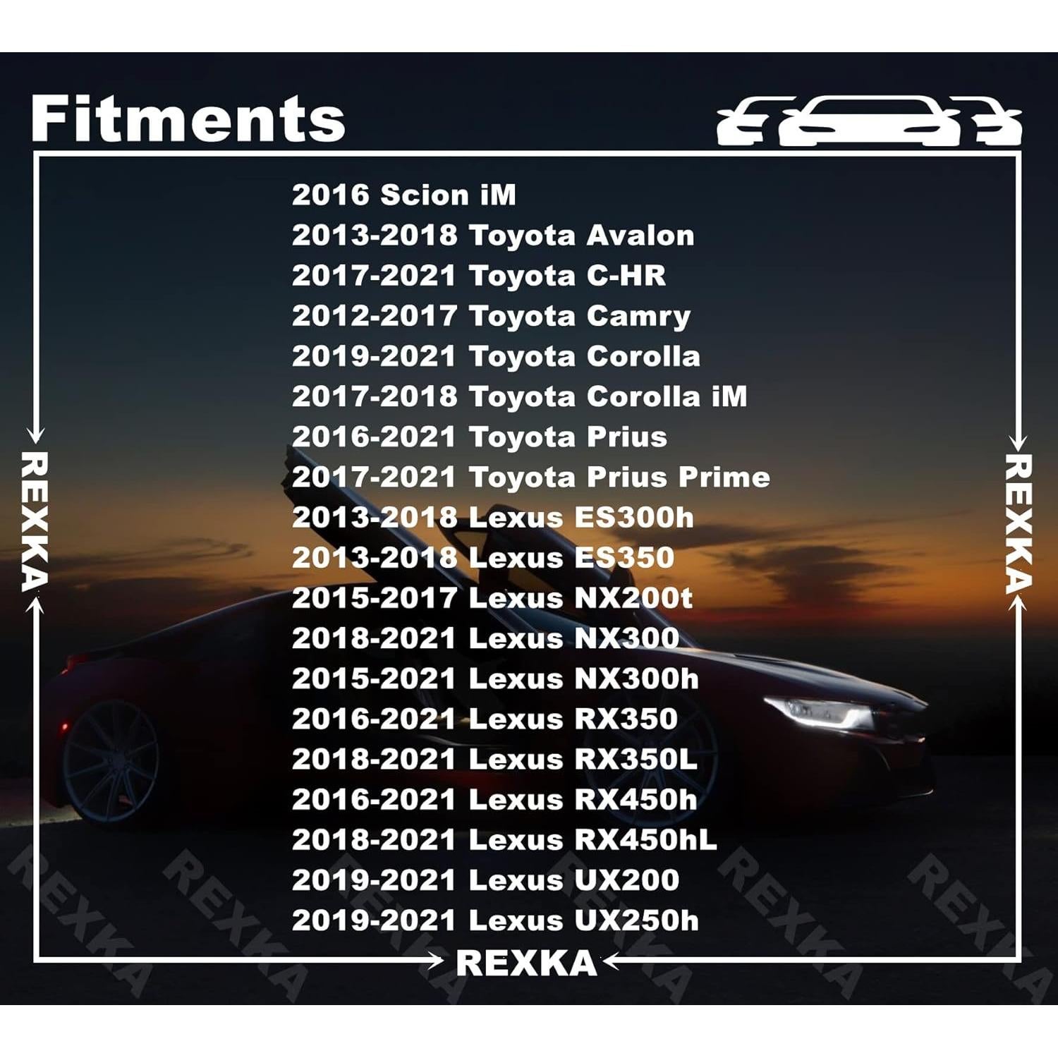 Amortiguador Motor Dirección Eléctrica Rexka Toyota Lexus