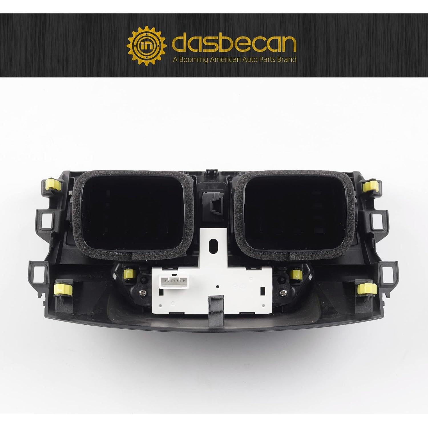 Panel de Ventilación A/C Dasbecan con Reloj para Toyota Corolla 2009-2013