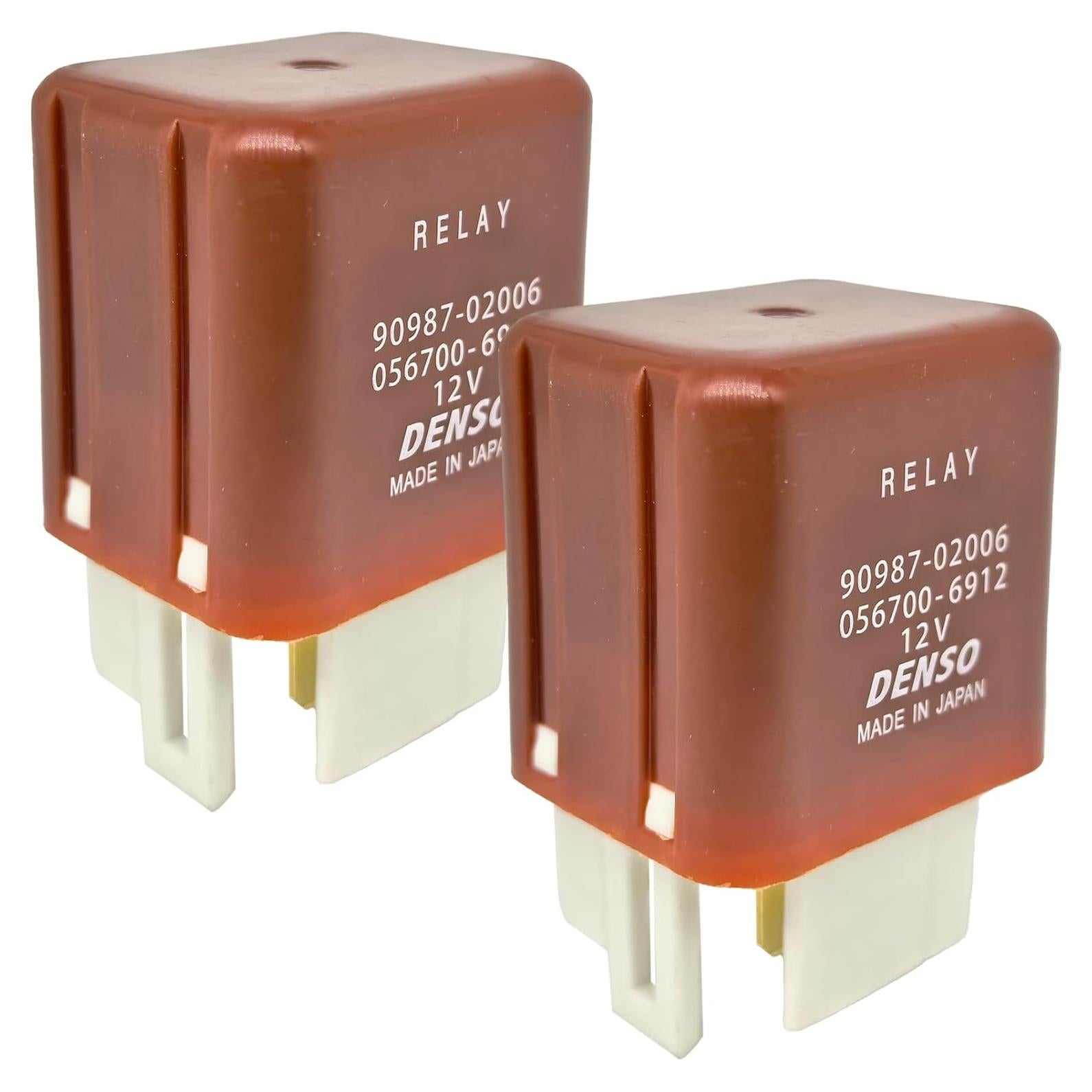 Paquete de 2 Relés Automotrices Sonzrod 40A 12VDC SPST