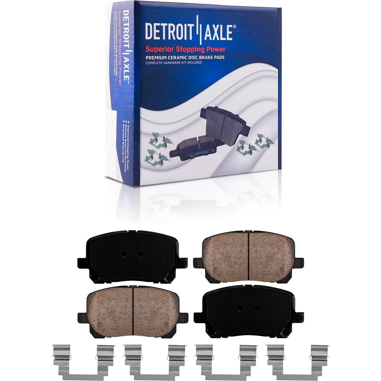 Kit de frenos delantero Detroit Axle para Toyota Corolla 03-08