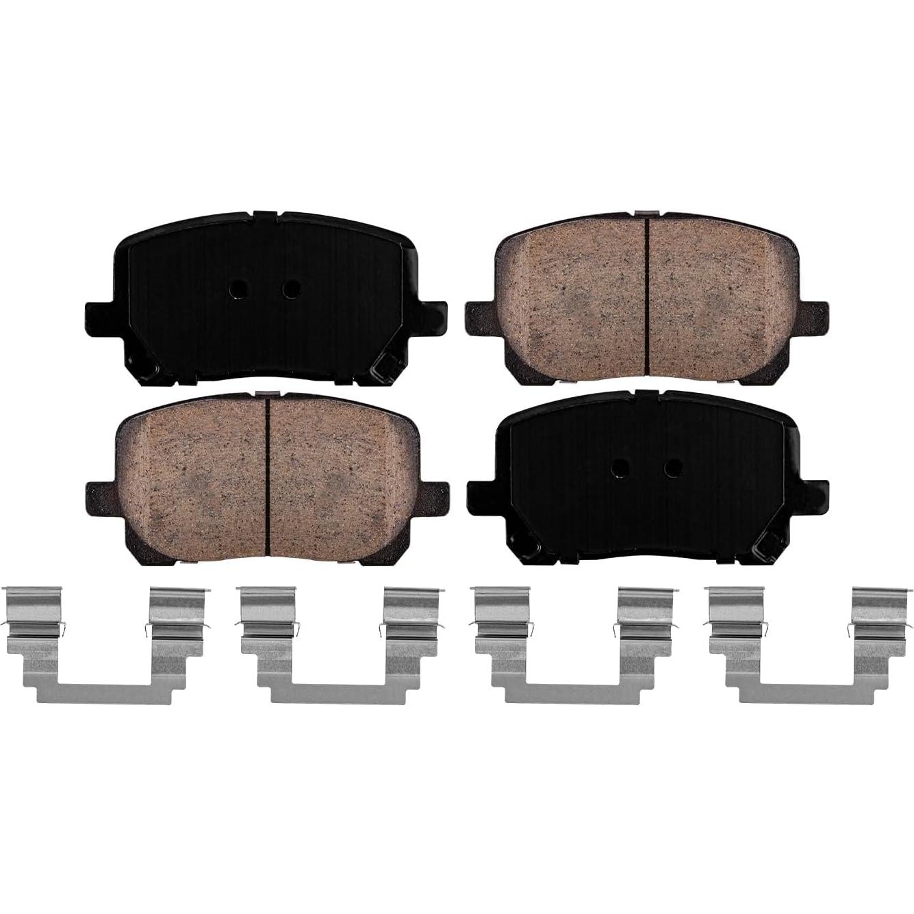 Kit de frenos delantero Detroit Axle para Toyota Corolla 03-08