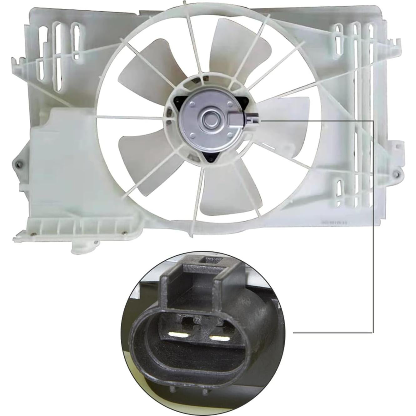 Ensamblaje Ventilador Enfriamiento Radiador Toyota Corolla 1.8L