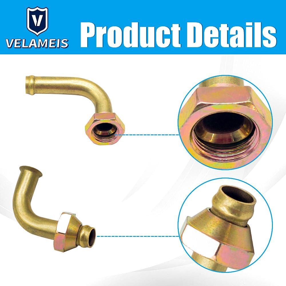 Conector de tubo de aceite V VELAMEIS para Toyota Corolla 1998-2002