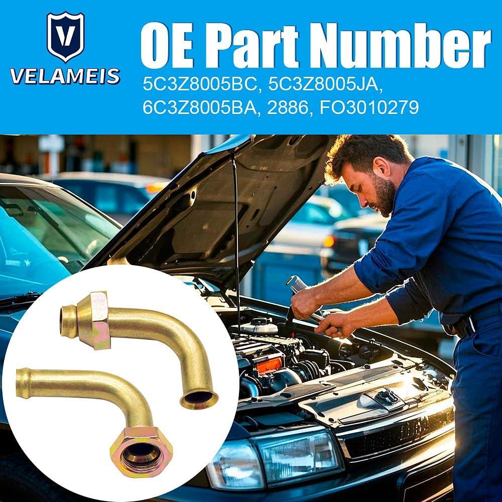 Conector de tubo de aceite V VELAMEIS para Toyota Corolla 1998-2002