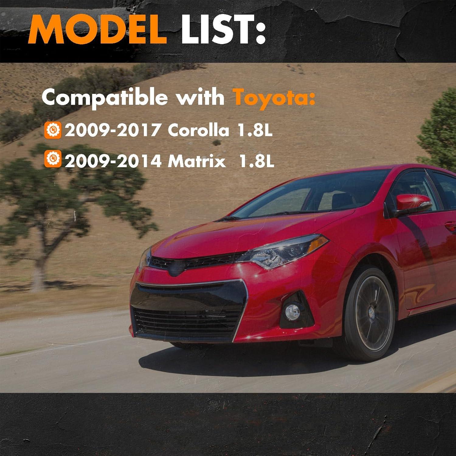 Tubería de refrigerante MEMOEO para Toyota Corolla 1.8L