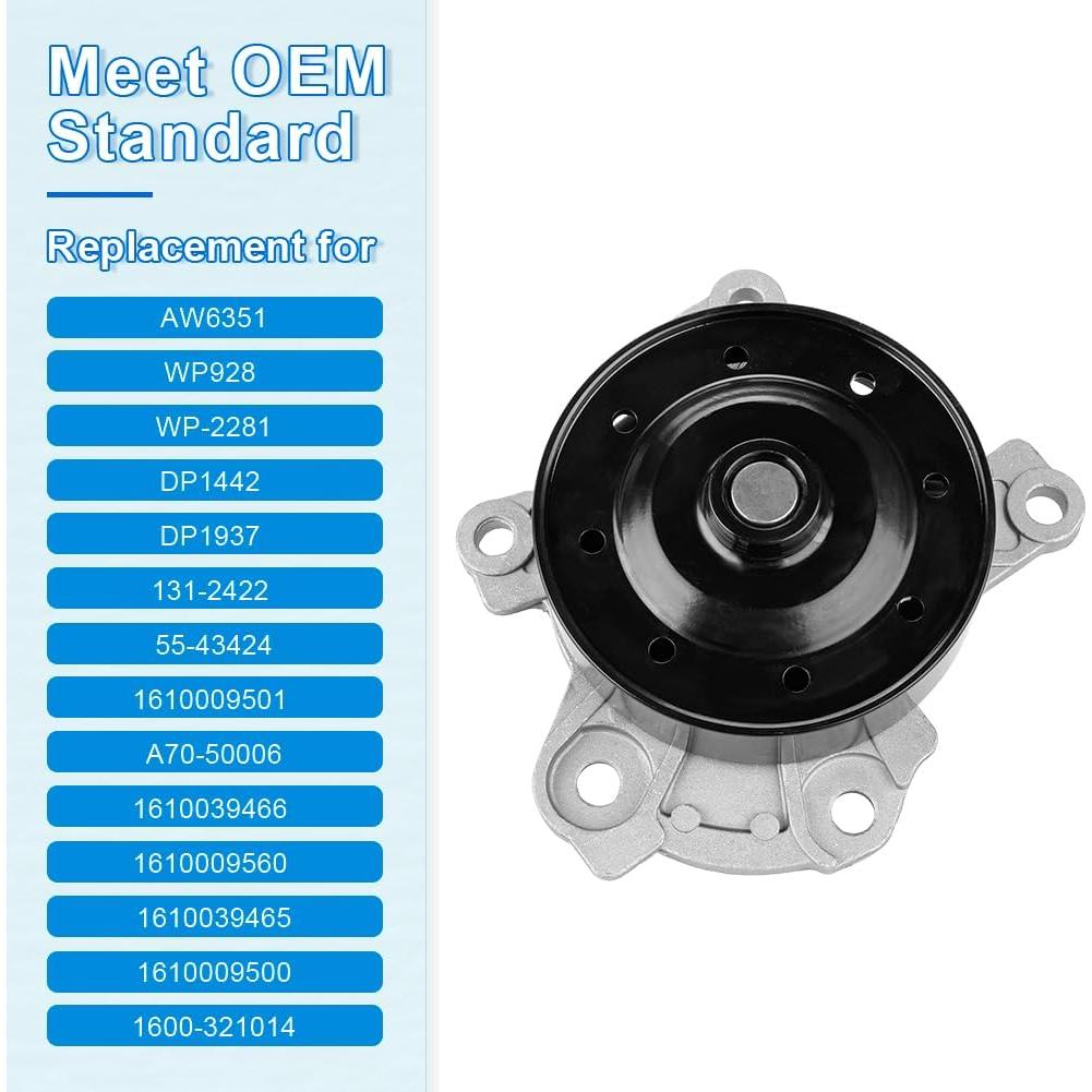 Bomba de agua JDMON para Toyota Corolla 1.8L 2009-2019