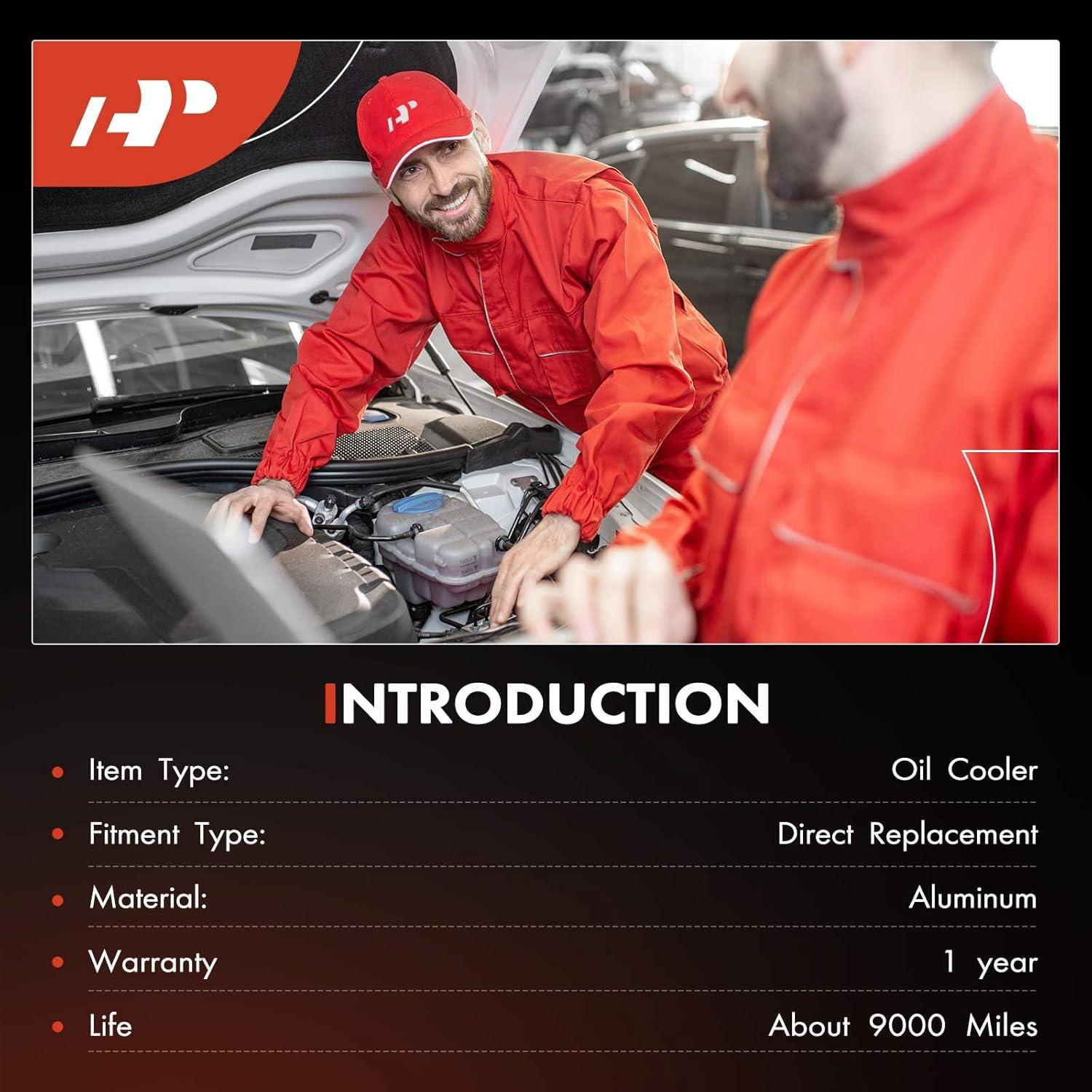 Enfriador de Aceite A-Premium para Toyota Corolla Yaris 1.8L 1.5L