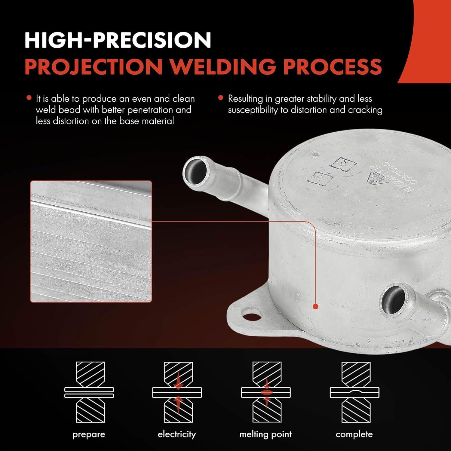 Enfriador de Aceite A-Premium para Toyota Corolla Yaris 1.8L 1.5L