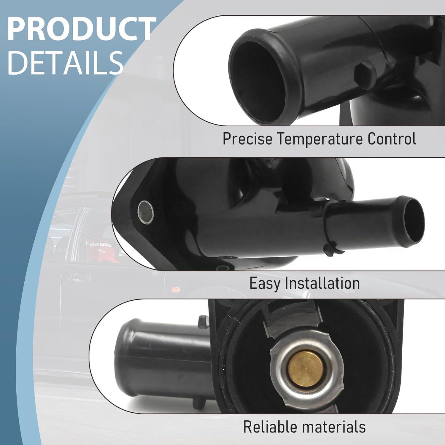 Termostato de Refrigerante Newnessai 902-5138 para Toyota y Lexus