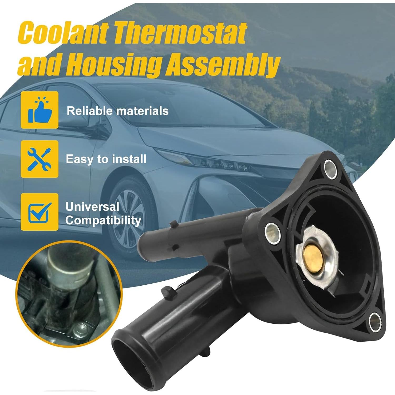 Termostato de Refrigerante Newnessai 902-5138 para Toyota y Lexus