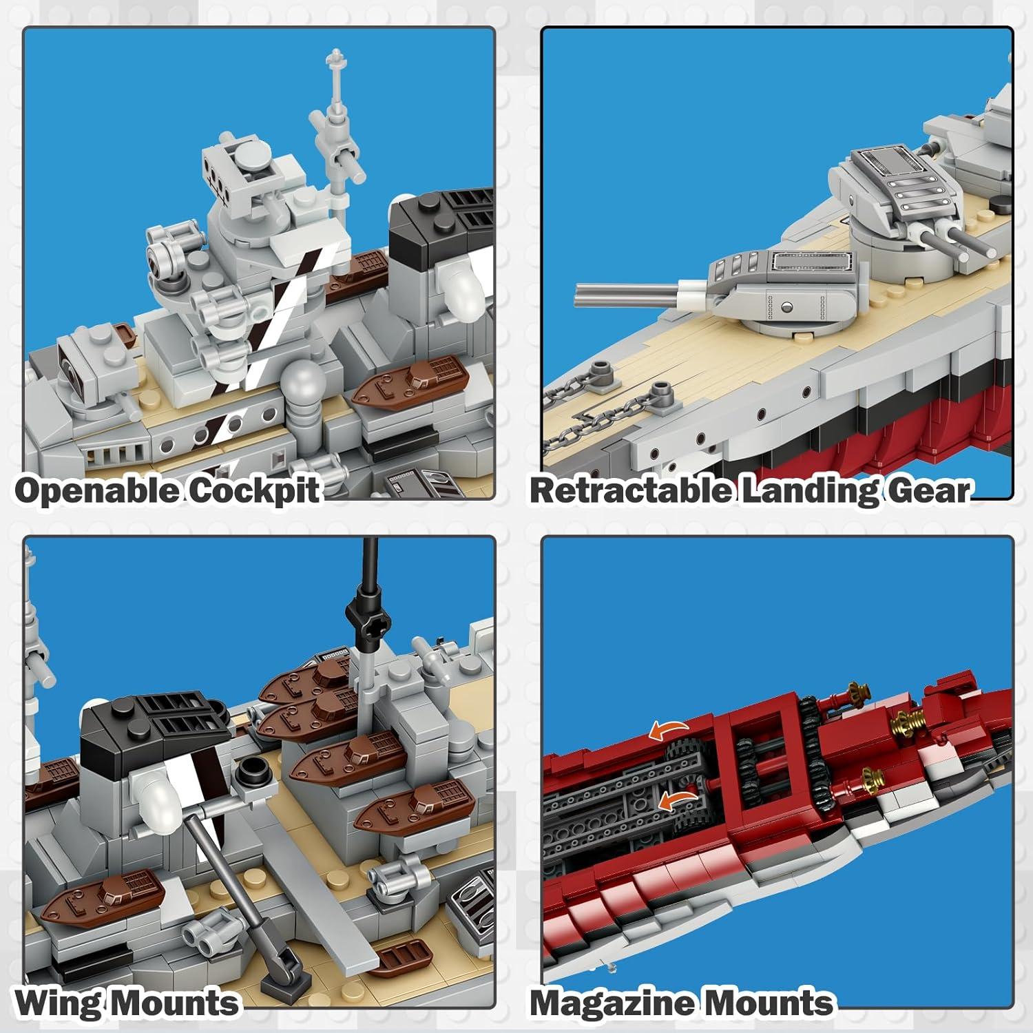 Conjunto de Bloques Acorazado JMBricklayer 60006 2081 Piezas