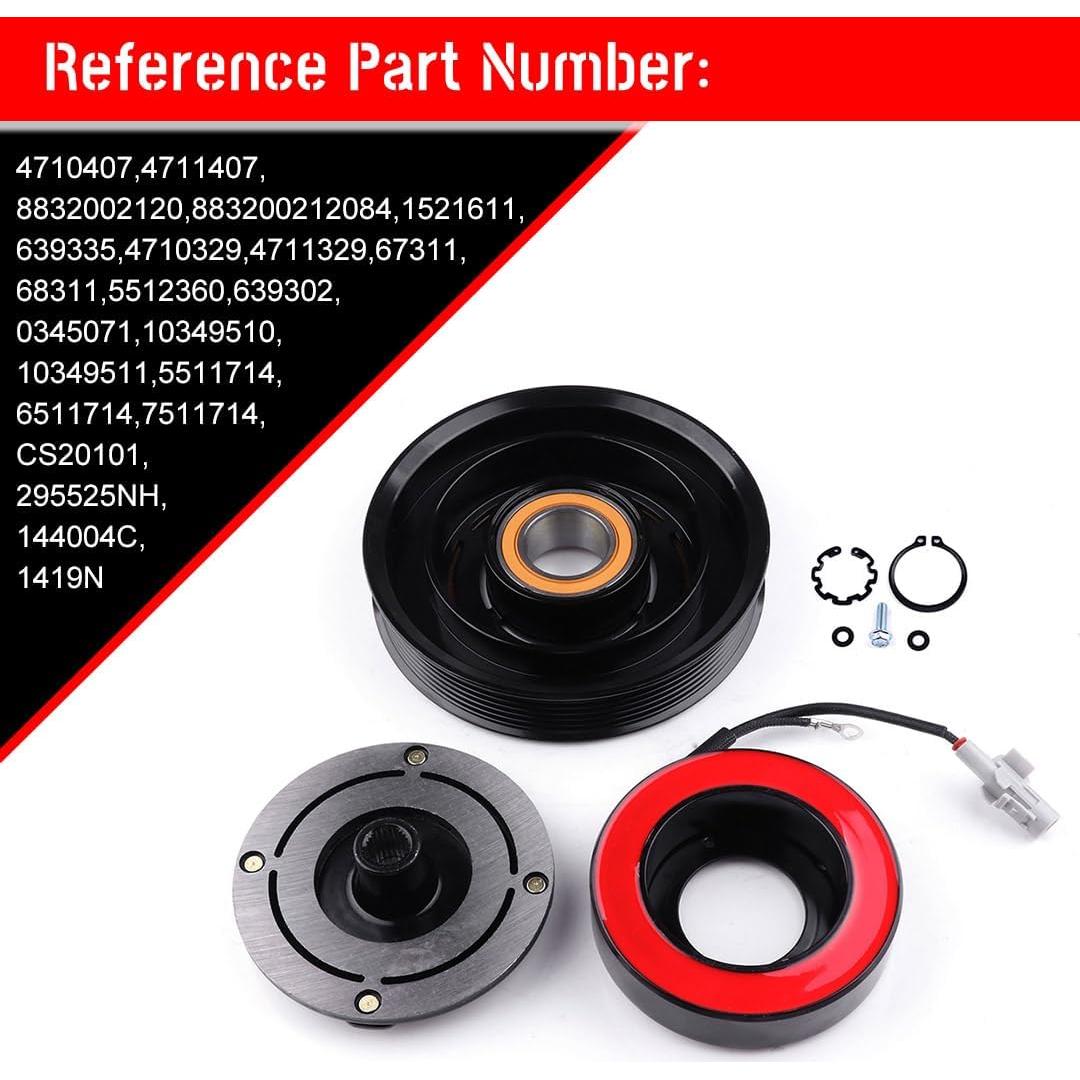 Embrague de Compresor A/C cciyu para Toyota Corolla 2003-2008