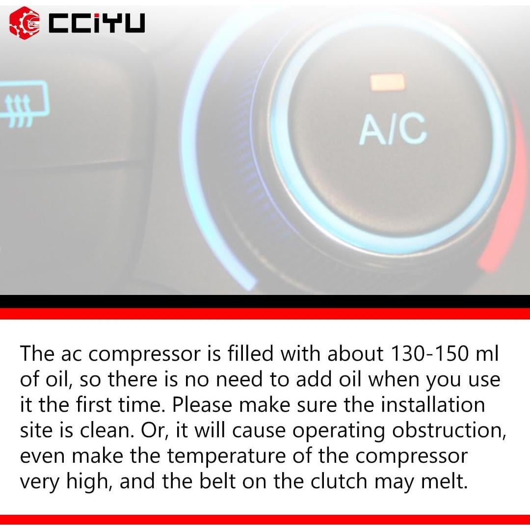 Embrague de Compresor A/C cciyu para Toyota Corolla 2003-2008