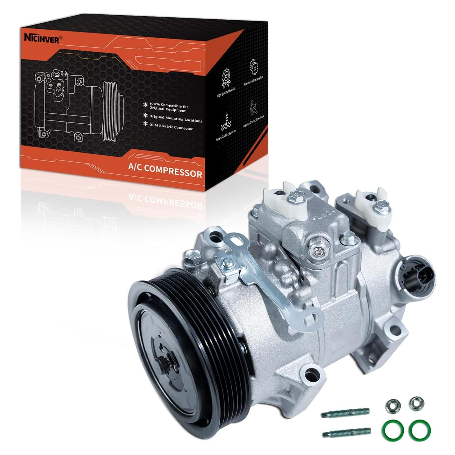 Compresor de Aire Acondicionado Nicinver 52000072 para Toyota