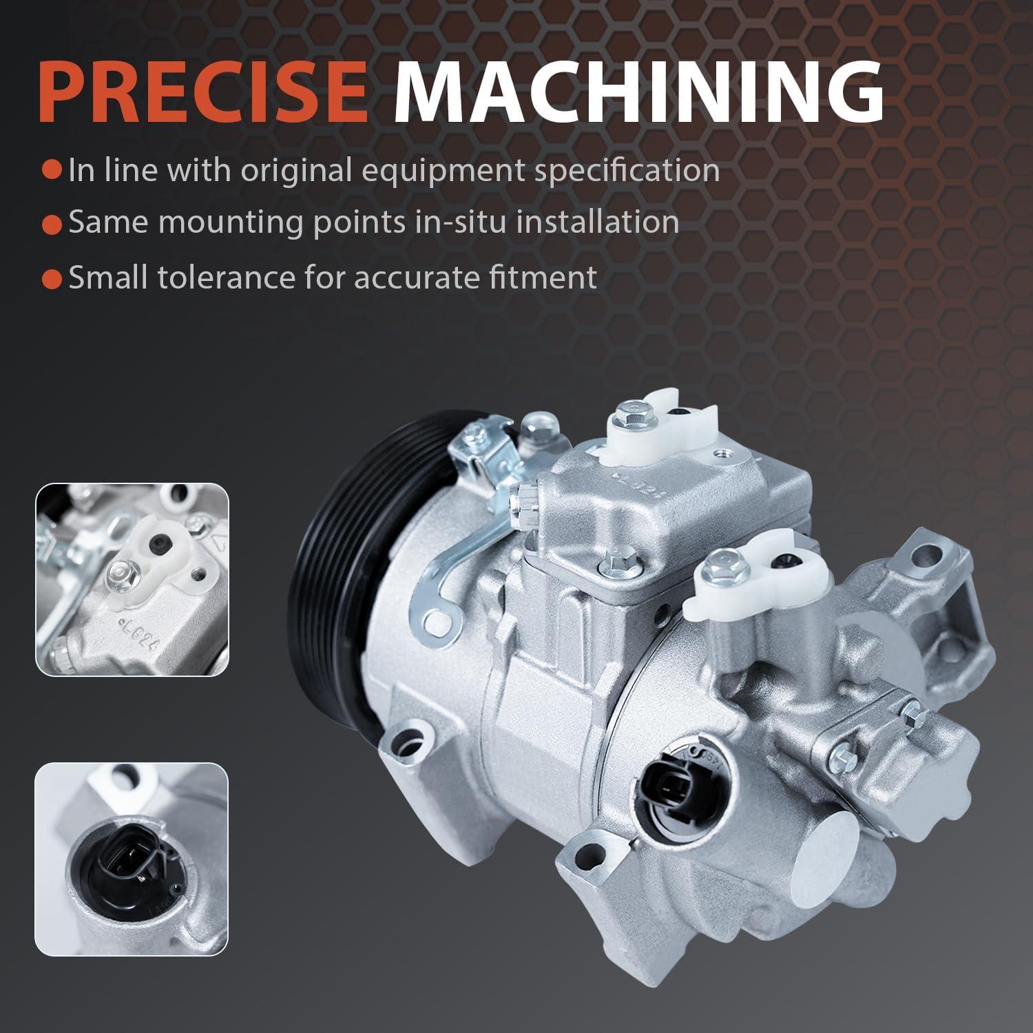 Compresor de Aire Acondicionado Nicinver 52000072 para Toyota