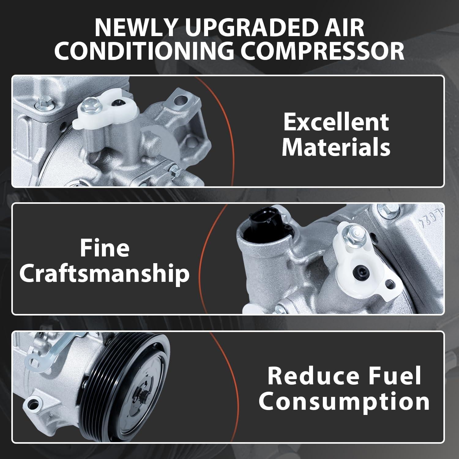 Compresor de Aire Acondicionado Nicinver 52000072 para Toyota