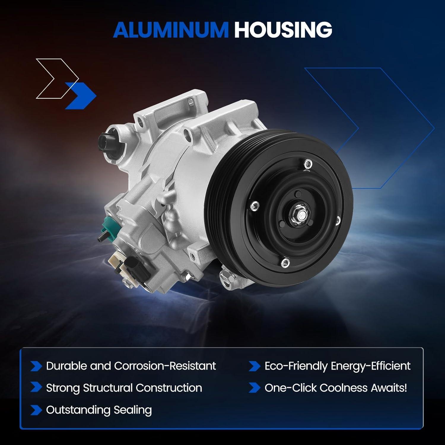 Compresor de Aire Acondicionado SYKRSS para Toyota Corolla 2011-2013 y Matrix 2011-2014